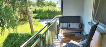 Appartamento per vacanze 'Silvaner' con balcone privato, terrazza condivisa e giardino comune