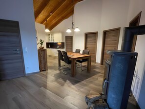 Dining - Holiday Home 'Schindeldorf' with Private Terrace, Private Garden and Wi-Fi (Stromberg)