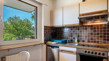 KĂŒhlschrank, Mikrowelle, Ofen, Herdplatte