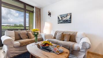 Fernseher, DVD-Player, Stereoanlage