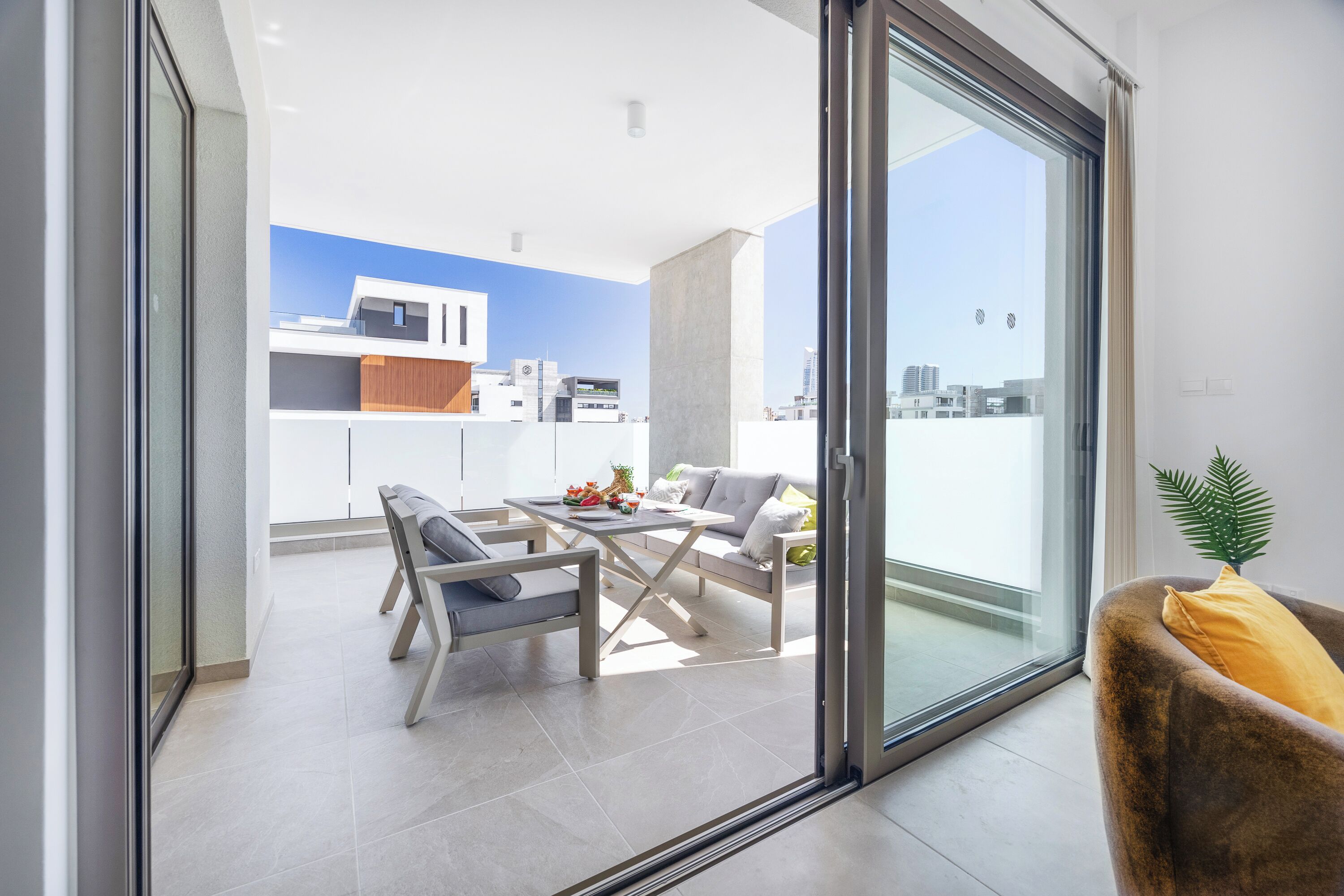 Apartment, 2 Bedrooms, Terrace, City View | Balcony