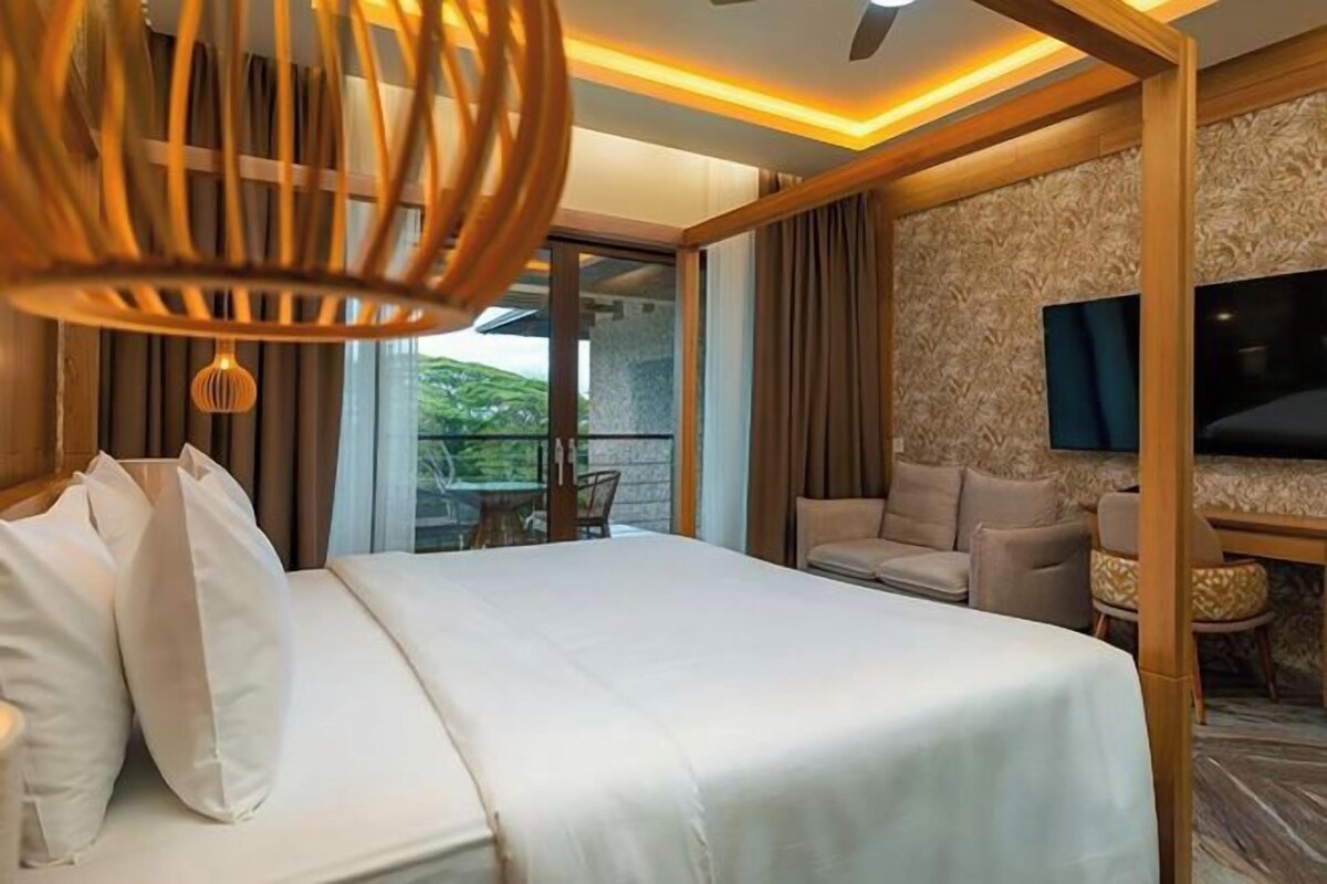 Ropa de cama de alta calidad y minibar