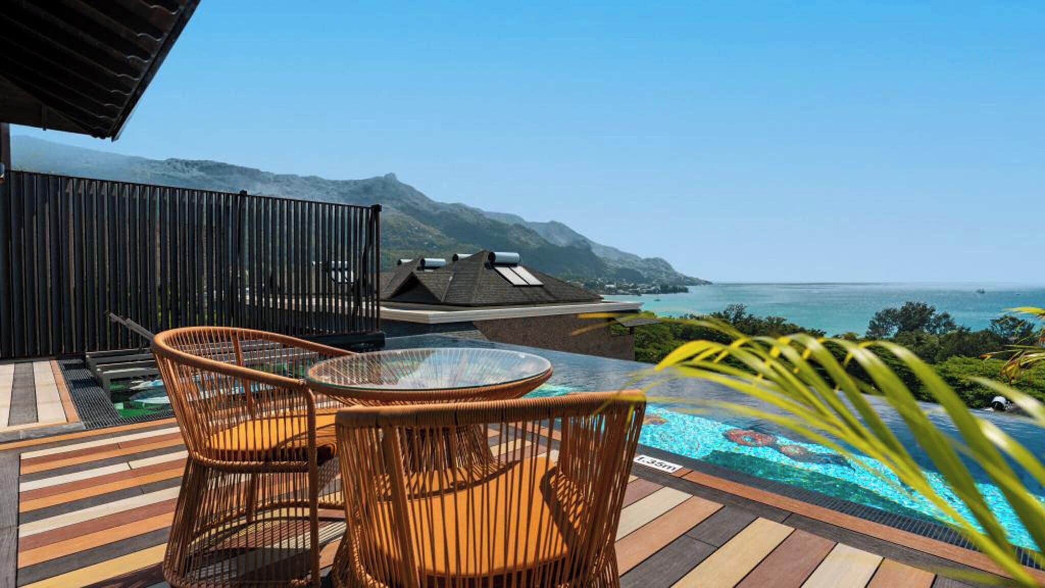 Vue sur la plage/l’océan