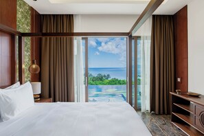 Exclusive Βίλα, Βεράντα, Θέα στη Θάλασσα | Μίνι μπαρ, χρηματοκιβώτιο στο δωμάτιο, ηχομόνωση, σίδερο/σιδερώστρα 