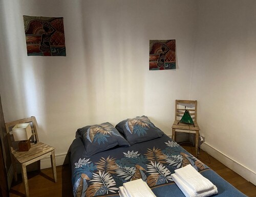 LE ChicEthnic : maison de ville avec jardin, barbecue, jeux société