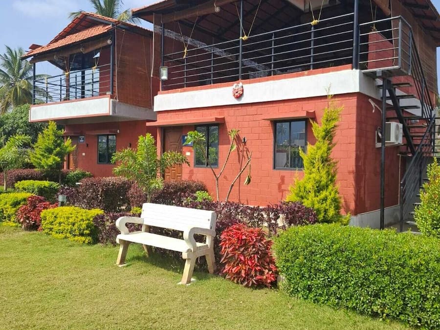 Façade de l’hébergement