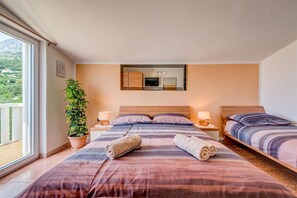 4 bedrooms, WiFi, bed sheets - Apartment for 8 Persons With Pool (Stanici)