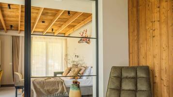 Premium Apartment, Forest view with balcony #7 #13 | Living area