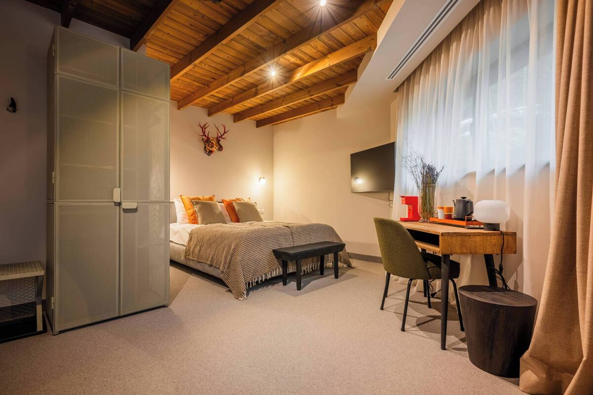 Deluxe Double Room, ground floor, terrace with forest view #0 | 書桌、隔音、免費無線上網