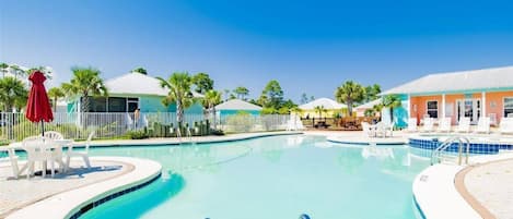 Bungalow, 3 Bedrooms, Balcony, Garden View | Pool | Outdoor pool