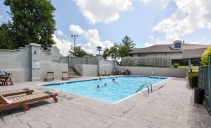 Et oppvarmet basseng