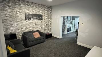 House | Living area | Fireplace