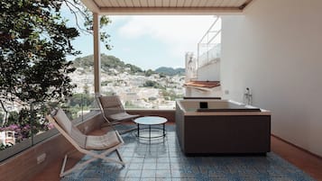 Villa Deluxe, vista città | Terrazza/patio