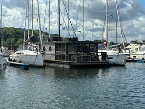 Marina - Houseboat Fjord Moby Dick with roof terrace in Flensburg (Flensburg)