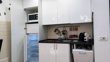 KĂŒhlschrank, Mikrowelle, Herdplatte, GeschirrspĂŒler