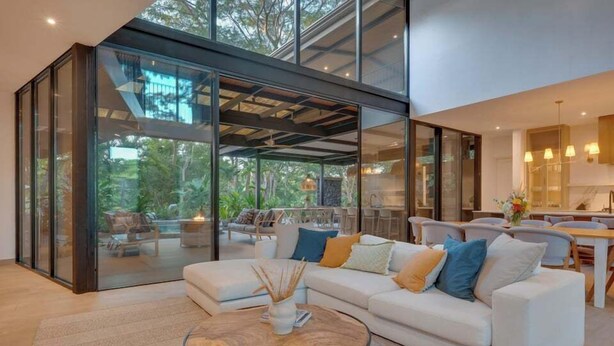 Living area - Luxury Villa - 3 Mins Golf Cart to Beach - Fully Staffed (Conchal)