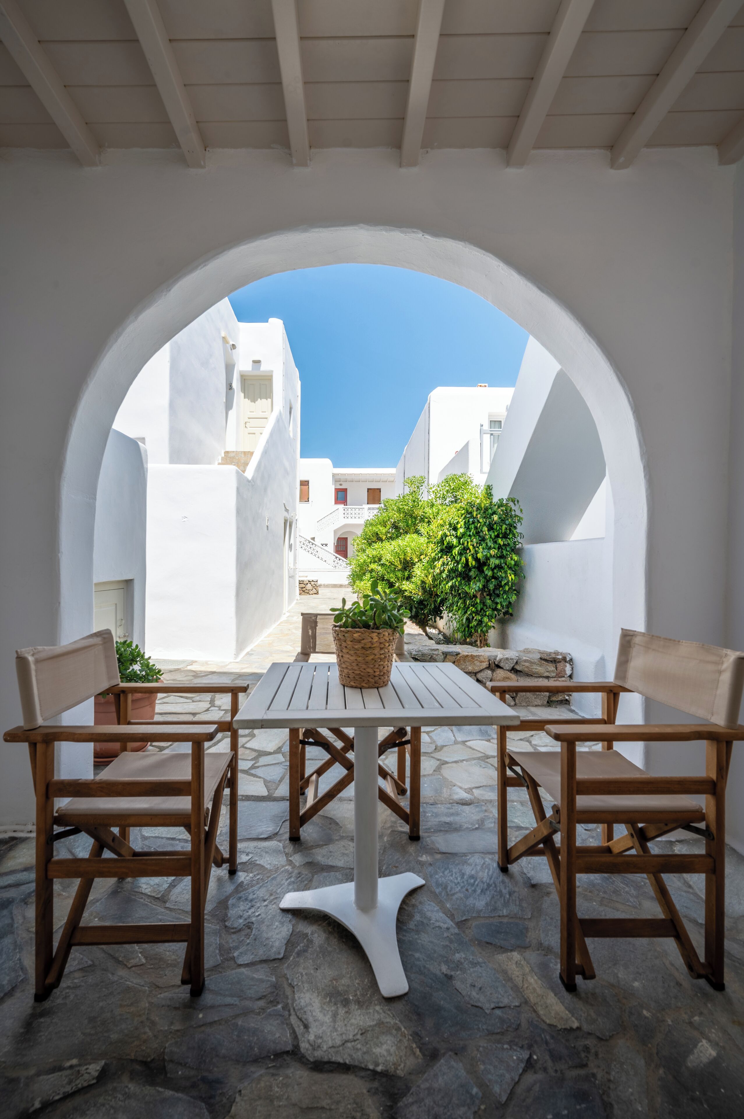 Triple Room, Garden View | Terrace/patio