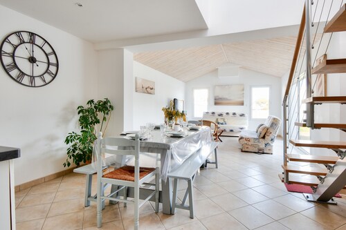 Maison moderne à 80m de la plage - 6 personnes
