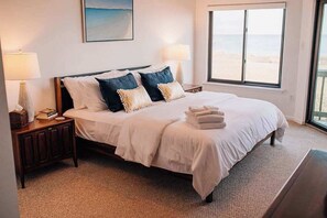 2 bedrooms, iron/ironing board, travel crib, WiFi