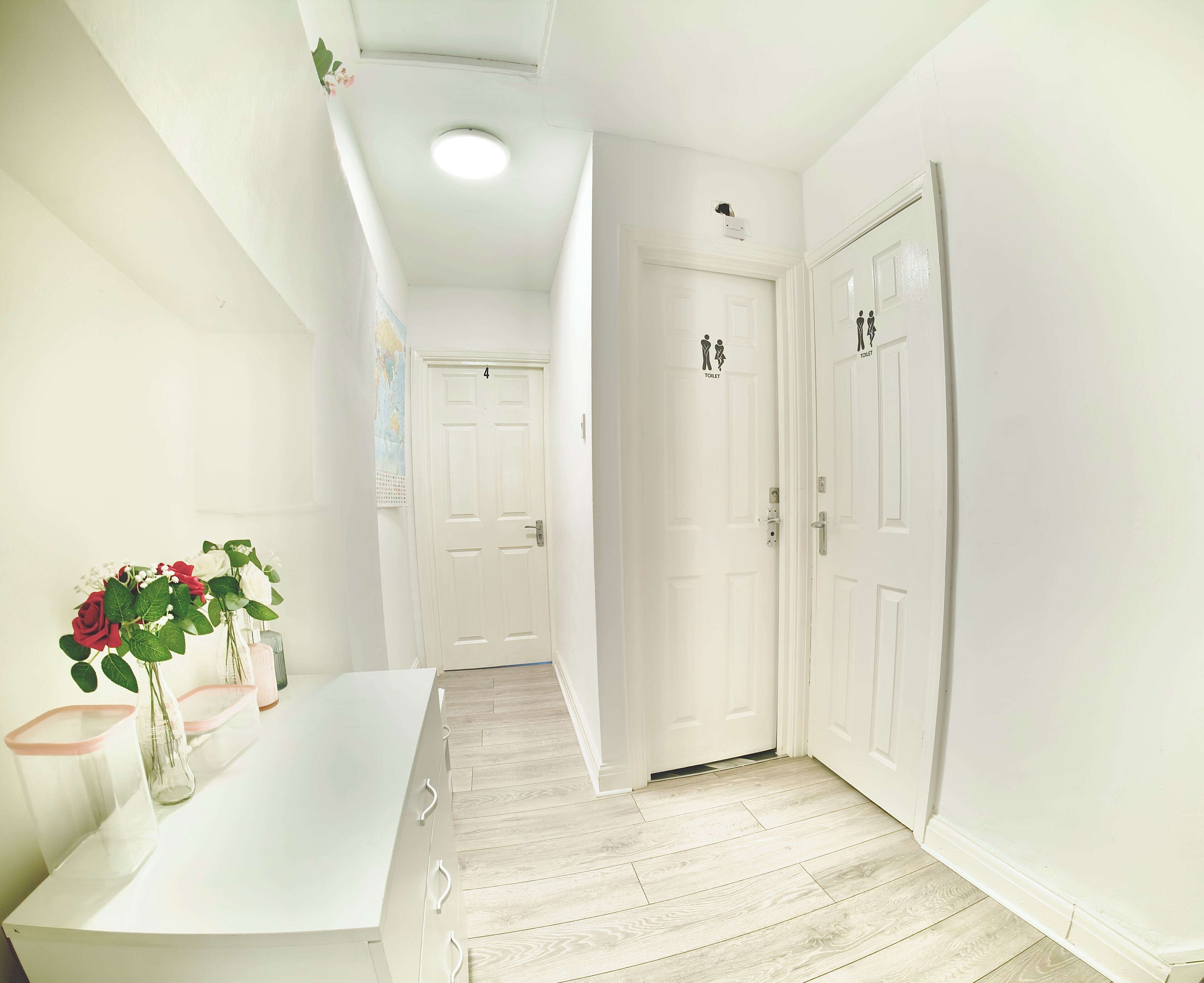 Free toiletries, hair dryer, towels, soap