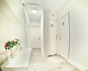 Free toiletries, hair dryer, towels, soap