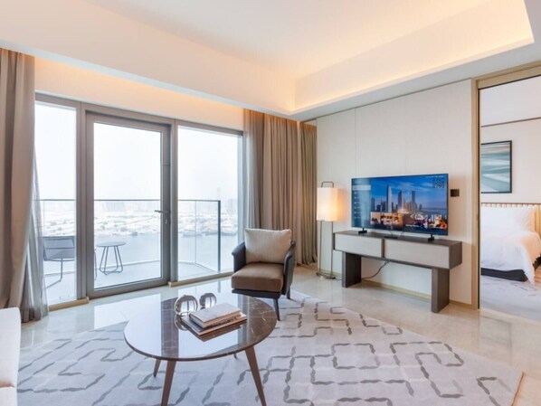 1 bedroom, WiFi, bed sheets - Stunning Apartment Creek Harbour (Dubai)