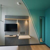 Habitación estándar doble, varias camas | Ropa de cama de alta calidad y colchones Select Comfort