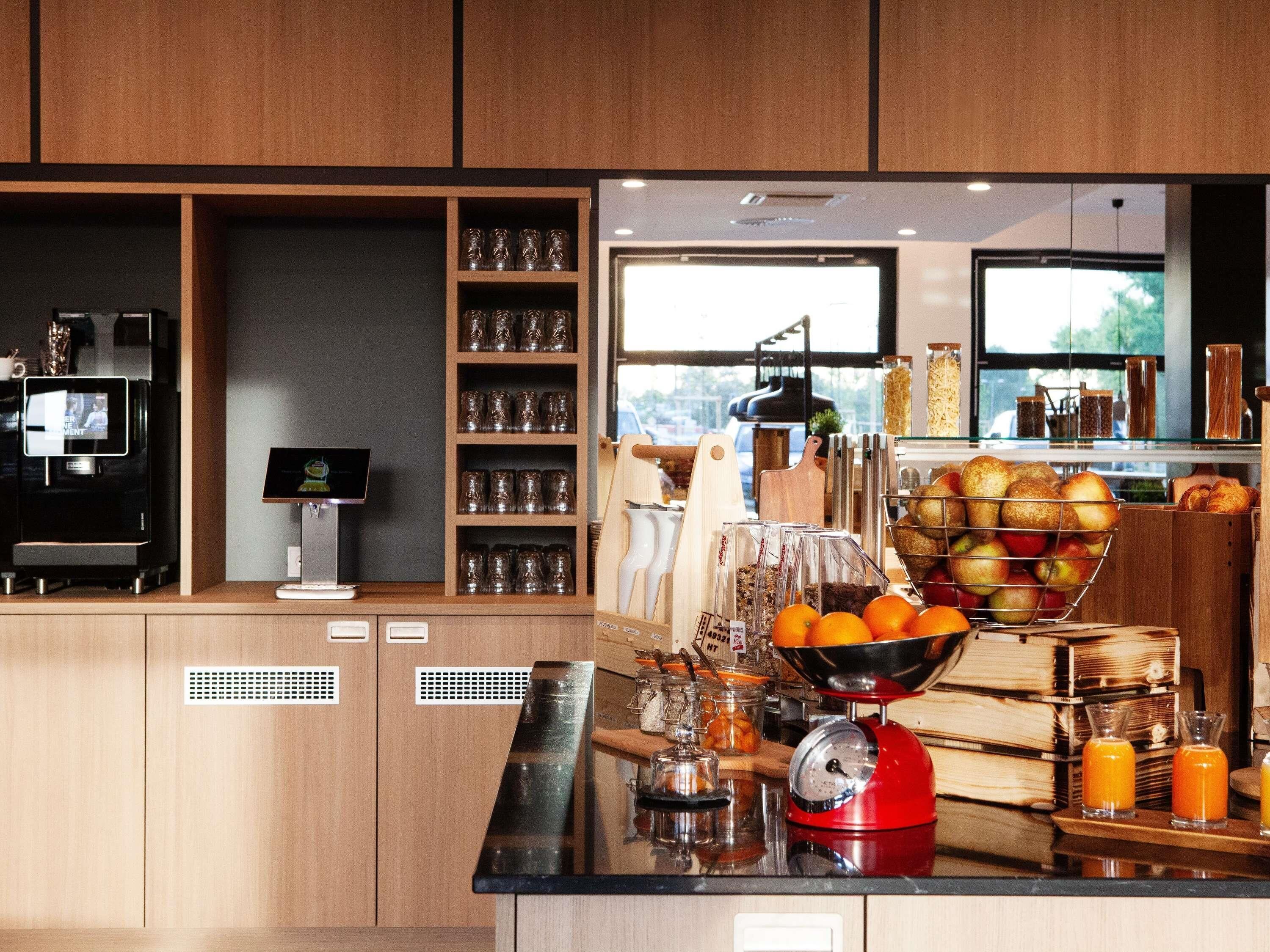 Daily buffet breakfast (EUR 18 per person)