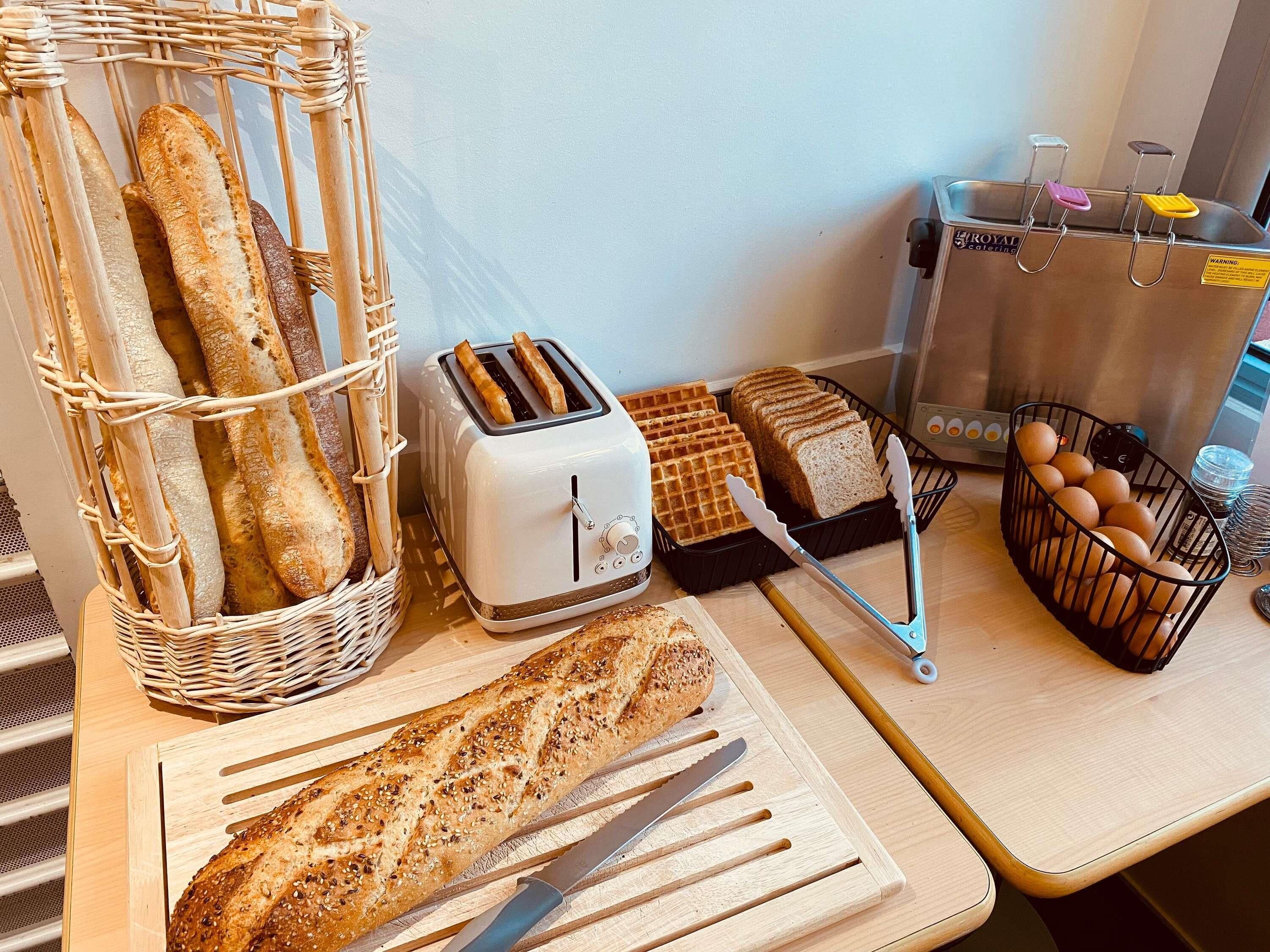 Daily buffet breakfast (EUR 8.90 per person)