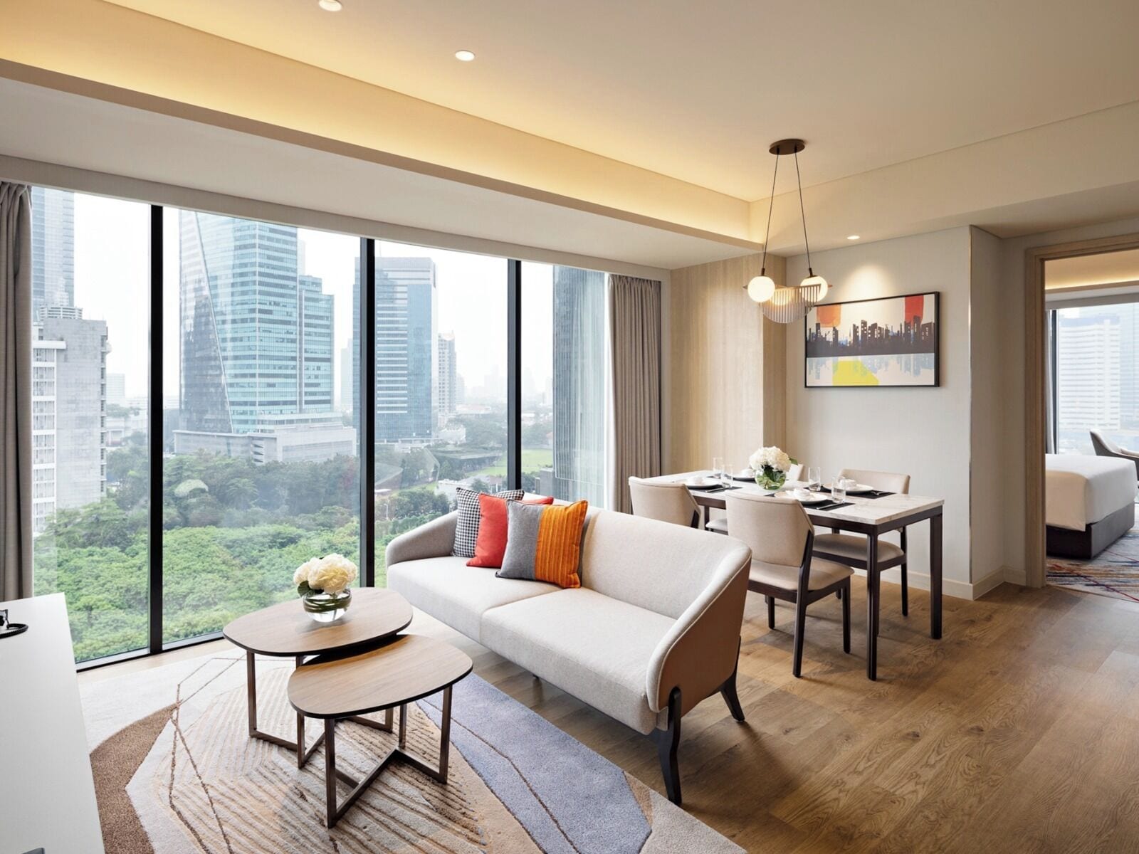 Suite (Swiss Signature with Panorama View) | Premium-sengetøj, Select Comfort-senge, pengeskab på værelset