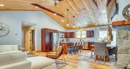 6 Mi to Lake Winnipesaukee: New Hampshire Home