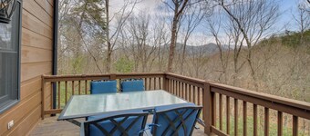 Community Perks: Mtn-view Ellijay Cabin w/ Hot Tub