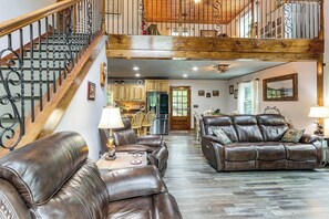 House (3 Bedrooms) | Interior - Ellijay Mtn Cabin w/ Hot Tub & Community Perks (Ellijay)