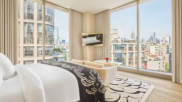 Frette Italian sheets, premium bedding, down duvets, memory-foam beds