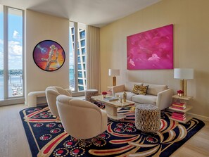 Hudson Signature One-Bedroom Suite | Frette Italian sheets, premium bedding, down comforters