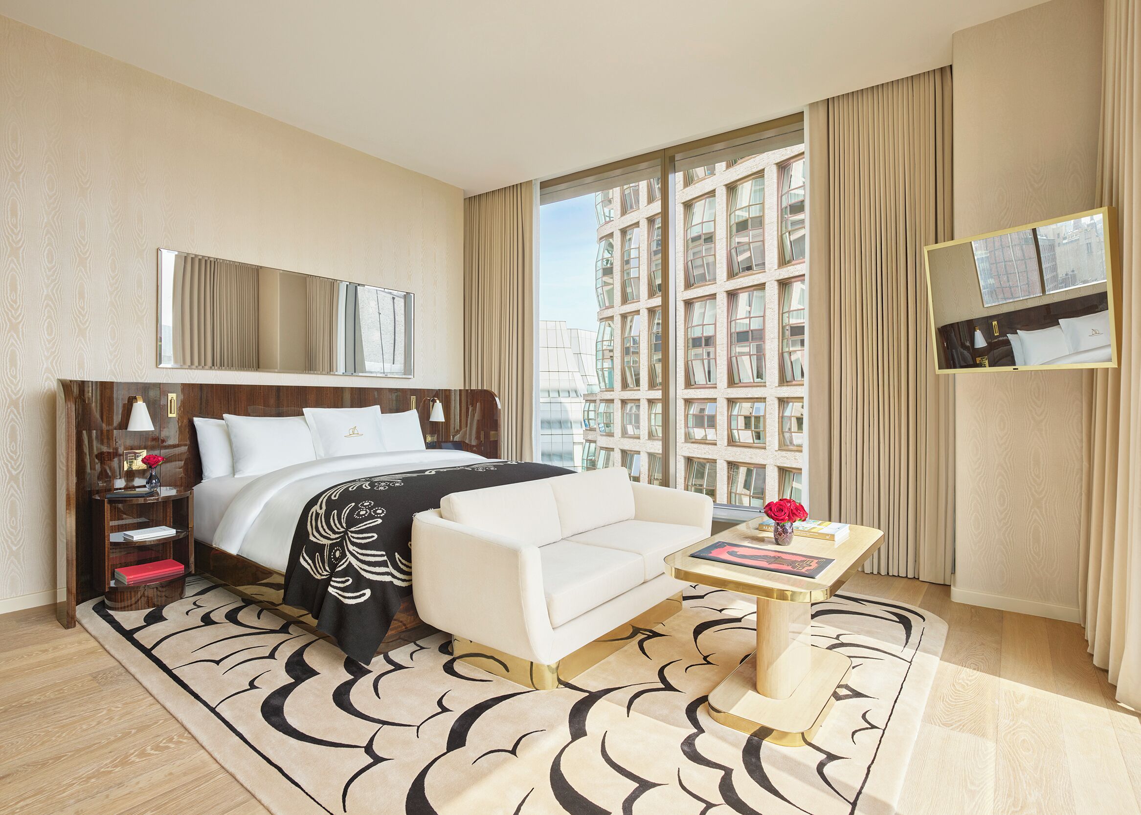 Frette Italian sheets, premium bedding, down duvets, memory-foam beds