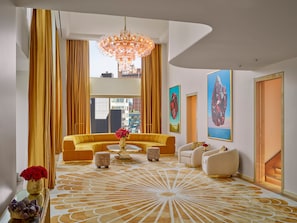 Suite, 3 Bedrooms (Faena) | Living area | 70-inch Smart TV with digital channels - Faena New York (New York)