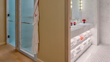 Hair dryer, bathrobes, slippers, electronic bidet