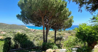 Panoramic sea view villa with large garden