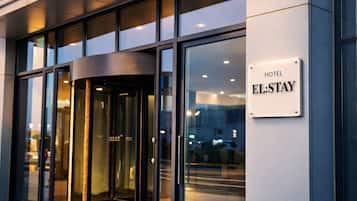 숙박 시설 입구