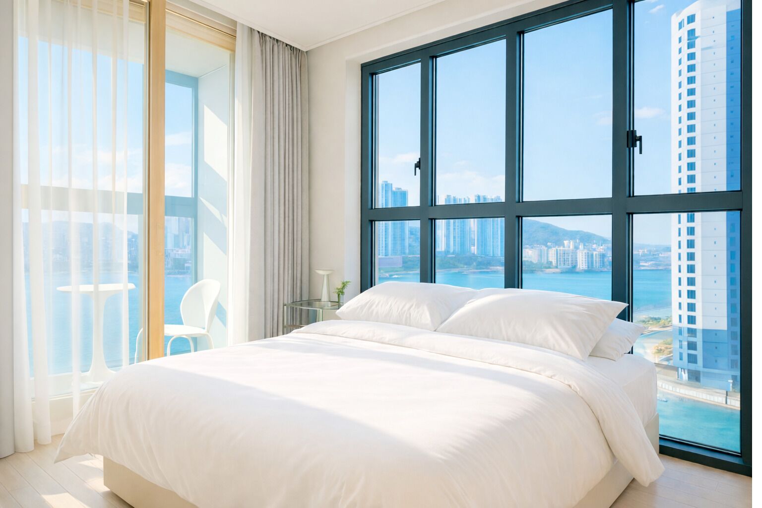 [ARTE Museum/Theme park Zipline discount coupon included] Deluxe Double Room, Ocean View | Espacio para trabajar con laptop, cortinas blackout y insonorización 