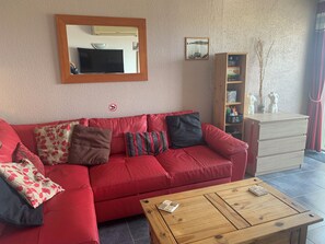 TV, caminetto