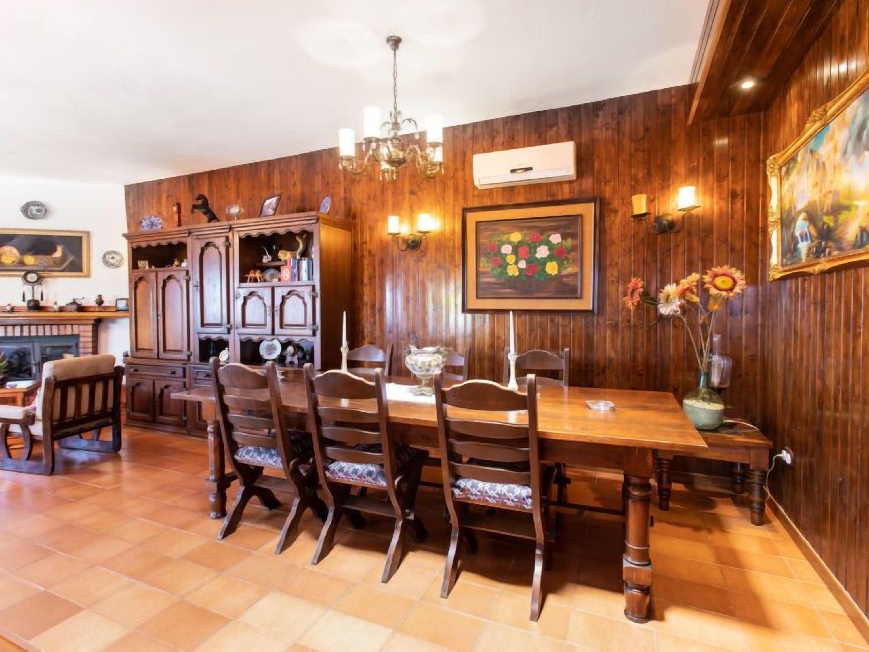 Vila, 3 kamar tidur, teras | Tempat makan