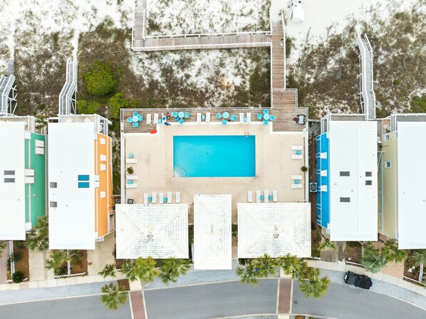 Pool - GemStone Cottage! Special Deals! Private Beach, Lux Home w/Free Bch Service! (Panama City Beach)