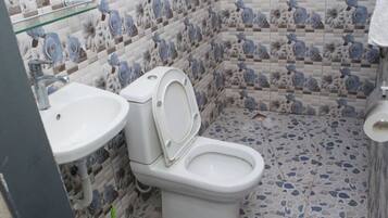 Towels, soap, toilet paper