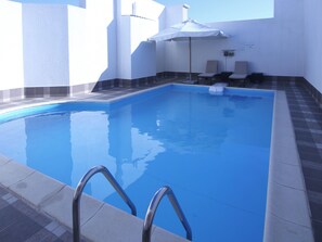 Indoor pool, outdoor pool