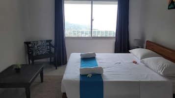 In-room safe, laptop workspace, cribs (free), WiFi (free)