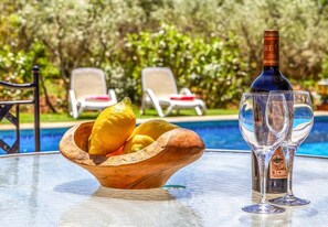 Pool - Villa Oliveres, Beautiful villa in the countryside near Pollensa (Pollença)