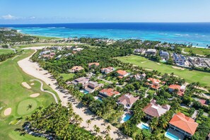 Aerial view - Golf-Front Villa in Puntacana Resort (Punta Cana)