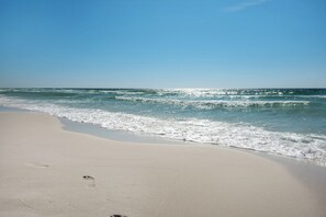 On the beach